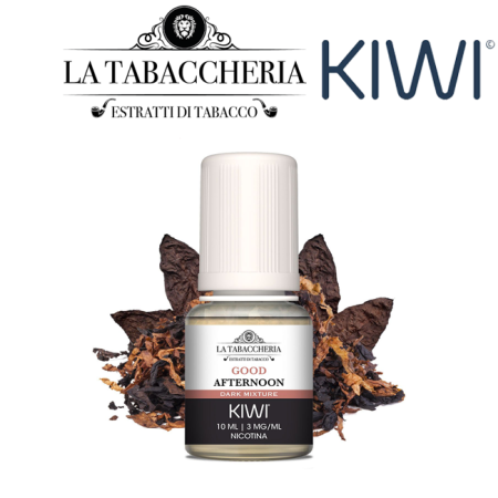 LA TABACCHERIA & KIWI VAPOR LIQUIDO PRONTO GOOD AFTERNOON 10 ML