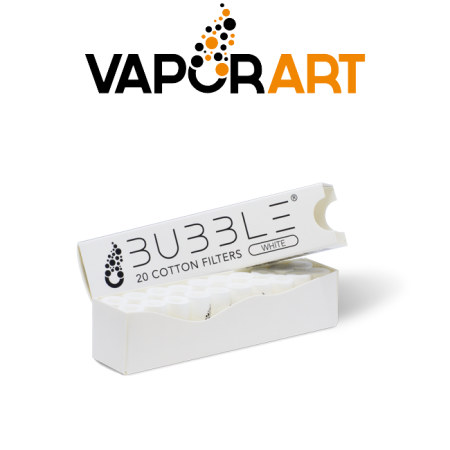 VAPORART DRIP TIP IN COTONE PER BUBBLE (20PZ)