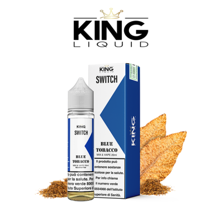 KING LIQUID MIX&VAPE SWITCH BLUE TOBACCO 20 ML