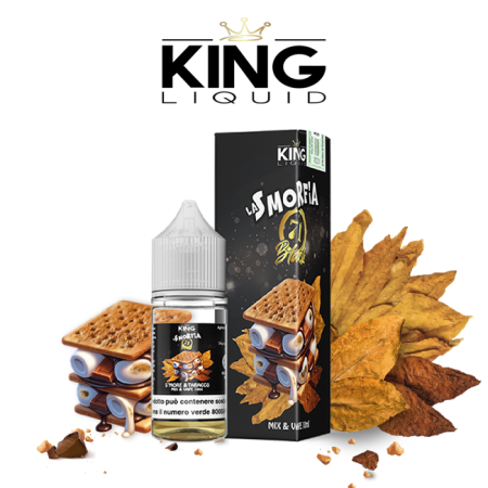 KING LIQUID MIX&VAPE 10+10 LA SMORFIA 71 BLACK 10 ML