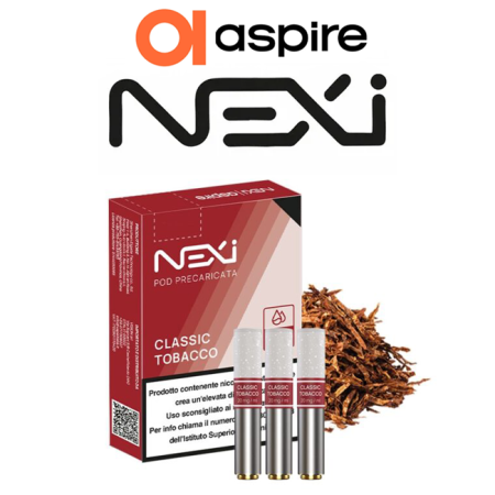 ASPIRE POD PRECARICATA NEXI ONE CLASSIC TOBACCO (3PZ)