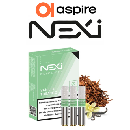 ASPIRE POD PRECARICATA NEXI ONE VANILLA TOBACCO (3PZ)