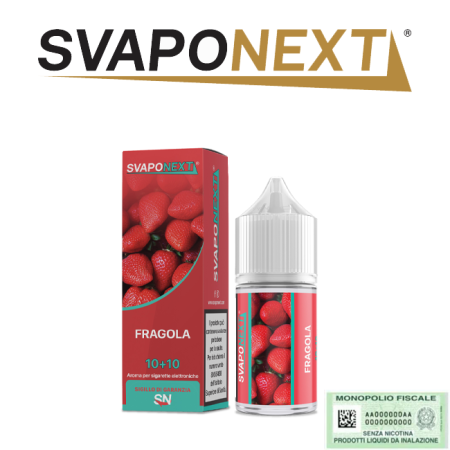 SVAPONEXT STARTER FLAVOUR MINI SHOT 10+10 FRAGOLA 10 ML