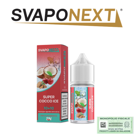 SVAPONEXT STARTER FLAVOUR MINI SHOT 10+10 SUPER COCCO ICE 10 ML