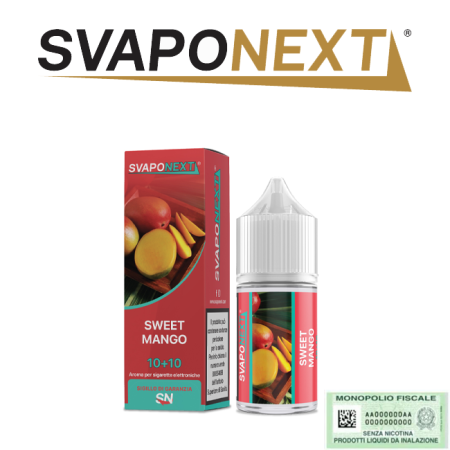 SVAPONEXT STARTER FLAVOUR MINI SHOT 10+10 SWEET MANGO 10 ML