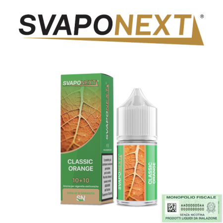 SVAPONEXT STARTER FLAVOUR MINI SHOT 10+10 CLASSIC ORANGE 10 ML