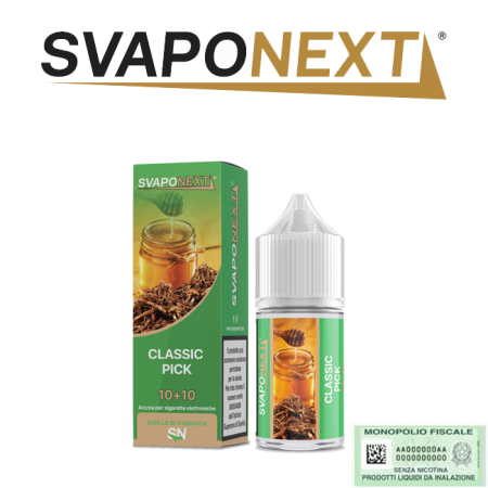 SVAPONEXT STARTER FLAVOUR MINI SHOT 10+10 CLASSIC PICK 10 ML