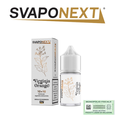 SVAPONEXT RESERVA BLANCA MINI SHOT 10+10 VIRGINIA ORANGE 10 ML