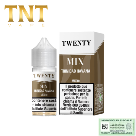 TNT VAPE MINI SHOT 10+10 TWENTY MIX TRINIDAD AVANA 10 ML