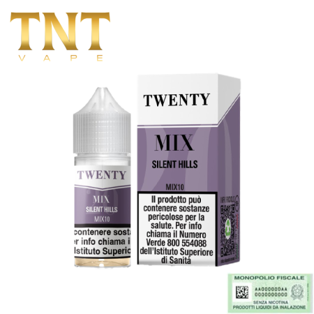 TNT VAPE MINI SHOT 10+10 TWENTY MIX SILENT HILLS 10 ML