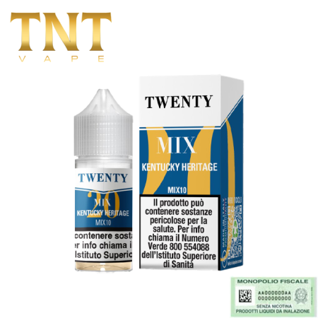 TNT VAPE MINI SHOT 10+10 TWENTY MIX KENTUCKY HERITAGE 10 ML