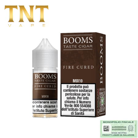 TNT VAPE MINI SHOT 10+10 BOOMS FIRE CURED LATAKIA 10 ML