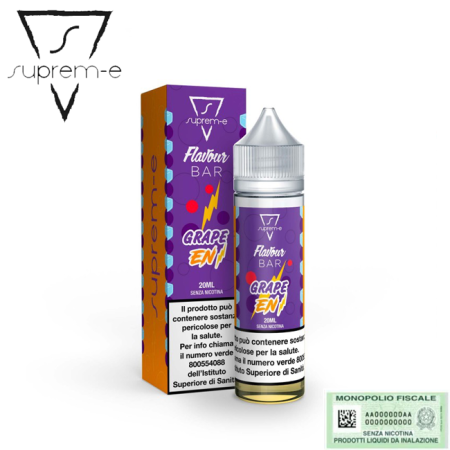 SUPREM-E SHOT FLAVOUR BAR GRAPE EN 20 ML