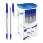 PENNA CRISTAL DI COLORE BLU (50PZ)