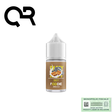 QR FLAVUOR MINI SHOT 10+10 FOODIE TAFFY 10 ML