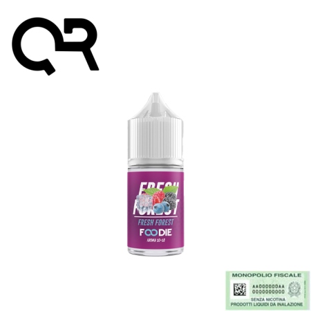 QR FLAVUOR MINI SHOT 10+10 FOODIE FRESH FOREST 10 ML