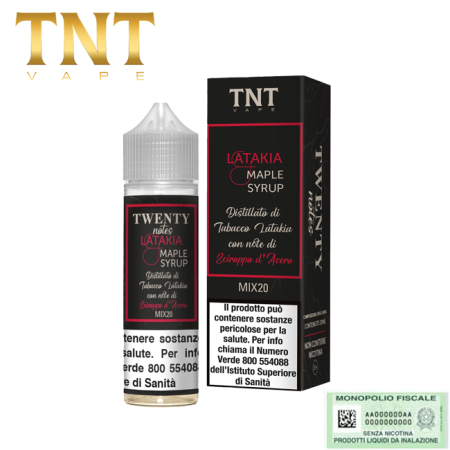 TNT VAPE MIX&VAPE TWENTY NOTES LATAKIA MAPLE SYRUP 20 ML