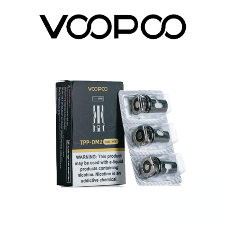 VOOPOO COIL DI RICAMBIO DRAG 3 E DRAG X PLUS TPP DM2 0.20 OHM (3PZ)