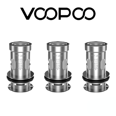 VOOPOO COIL DI RICAMBIO DRAG S PRO E DRAG X PRO TPP-X DM4 0.3 OHM (3PZ)