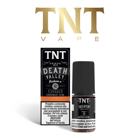 TNT VAPE LIQUIDO PRONTO DEATH VALLEY DISTILLATO PURO 10 ML